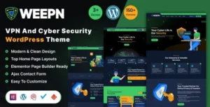 Weepn – VPN & Cloud Services WordPress Theme