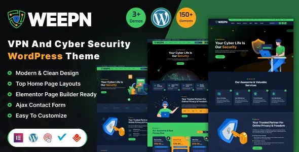 Weepn 1.0.0 – VPN & Cloud Services WordPress Theme