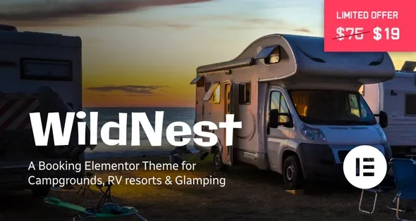 WildNest 1.1 – Campgrounds & RV Parks Booking Theme