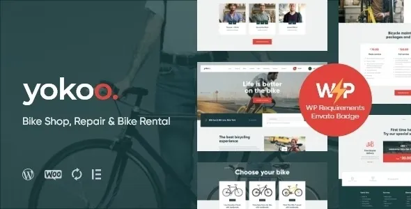 Yokoo 1.1.9 – Bike Shop & Rental WordPress Theme