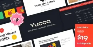 Yucca  – WordPress Theme for Creatives