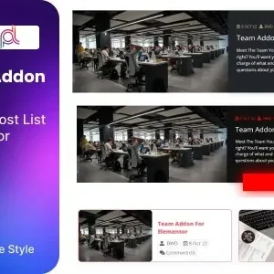 BWD Blog Post List Addon For Elementor 2.7