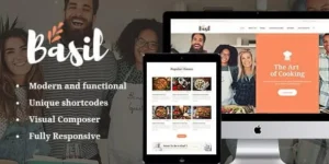 Basil – Cooking Classes and Workshops WordPress Theme