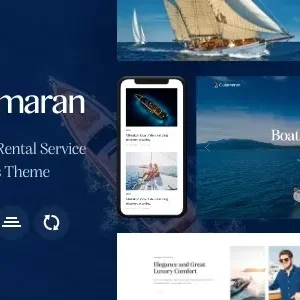 Catamaran – Yacht Club & Boat Rental WordPress theme