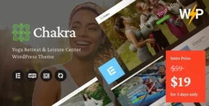 Chakra – Yoga Retreat & Leisure Center WordPress Theme