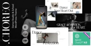 Choreo- Dance Studio & School WordPress Theme