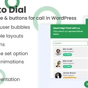 Click to dial 1.2.4 – Direct call from website WordPress plugin
