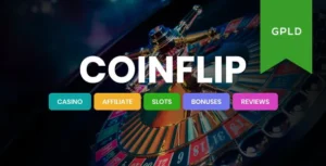 Coinflip  – Casino Affiliate & Gambling Theme