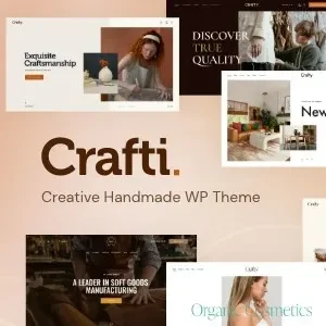 Crafti – Creative Handmade WordPress Theme