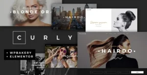 Curly  – A Stylish Theme for Hairdressers and Hair Salons