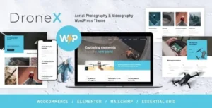 DroneX  – Aerial Photography & Videography WordPress Theme
