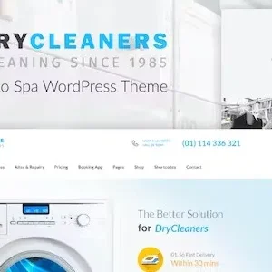 Dry Cleaning – Laundry Services WordPress Theme