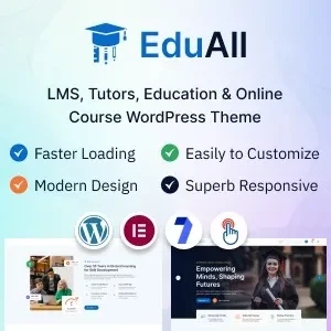 EduAll – Education LMS Tutors & Online Course WordPress Theme Multipurpose