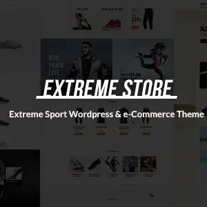 Extreme – Sports Clothing & Equipment Store WordPress Theme