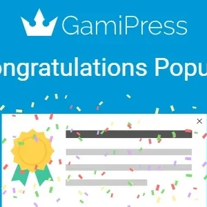 GamiPress Congratulations Popups