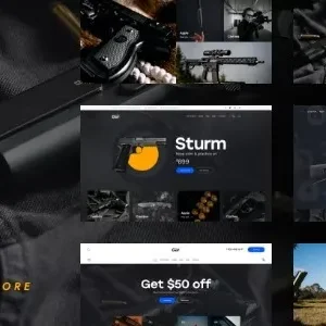 Gat – Gun & Weapon Store WordPress Theme