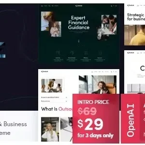 GoAhead - Business Startup WordPress Theme