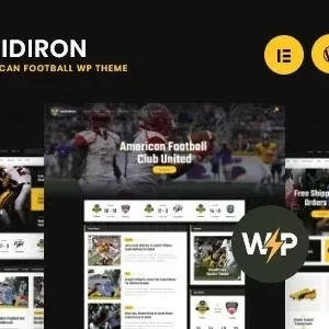 Gridiron – American Football & NFL Superbowl Team WordPress Theme