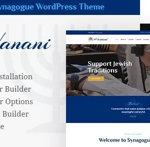 Hanani – Jewish Community & Synagogue WordPress Theme