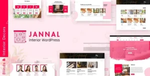 Jannal – Windows Curtains & Doors Service WordPress Theme