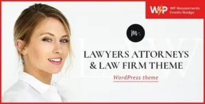 M.Williamson  – Lawyer & Legal Adviser WordPress Theme