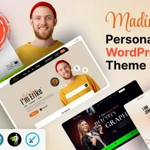 Madin - Personal Portfolio WordPress Theme
