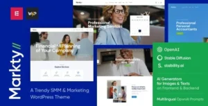 Markty  SMM & Marketing WordPress Theme