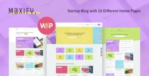 Maxify – Startup & Business News WordPress Blog Theme