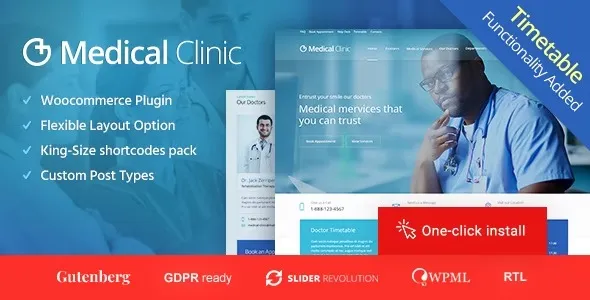 Medical Clinic – Health & Doctor Medical Theme