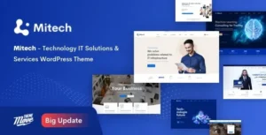 Mitech  Technology IT Solutions & Services WordPress Theme