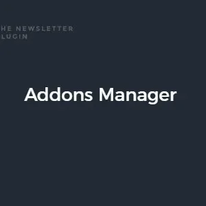 Newsletter Addons Manager