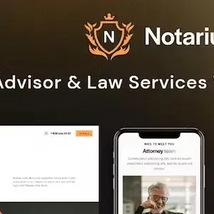 Notarius - Legal Advisor & Law Services WordPress Theme