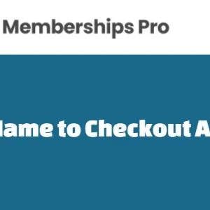 Paid Memberships Pro Add Name to Checkout Add On