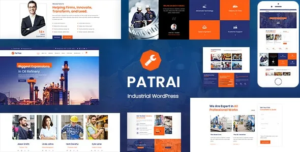 Patrai Industry – Industrial Manufacturer WP Theme