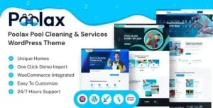 Poolax  Pool Cleaning & Services WordPress Theme