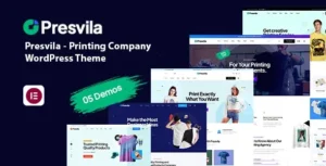 Presvila – Printing Company WordPress Theme