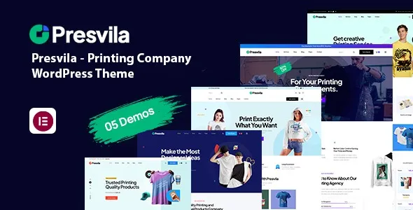 Presvila - Printing Company WordPress Theme