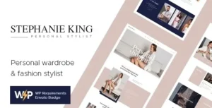 S.King  – Personal Stylist and Fashion Blogger WordPress Theme