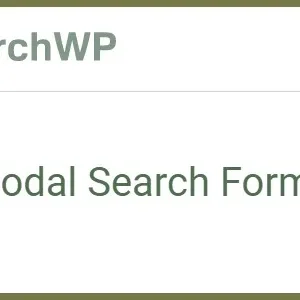 SearchWP Modal Search Form