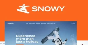 Snowy Ski Resort & Snowboarding WordPress Theme