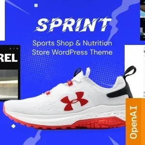 Sprint – Sports Shop & Nutrition Store WordPress Theme