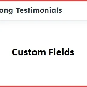 Strong Testimonials Custom Fields