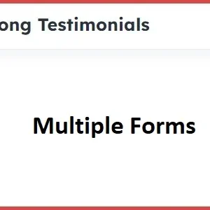 Strong Testimonials Multiple Forms