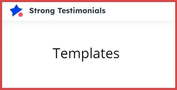 Strong Testimonials Pro Templates 1.3.0