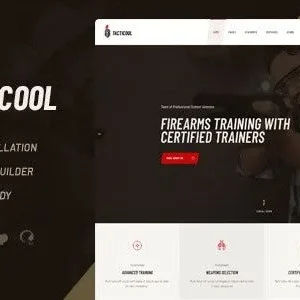 Tacticool – Shooting Range & Gun Store WordPress Theme