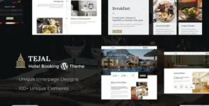 Tejal – Resort, Hotel Booking WordPress Theme