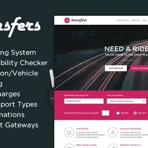 Transfers – Transport and Car Hire WordPress Theme