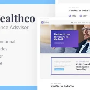 WealthCo – A Fresh Business & Financial Consulting WordPress Theme