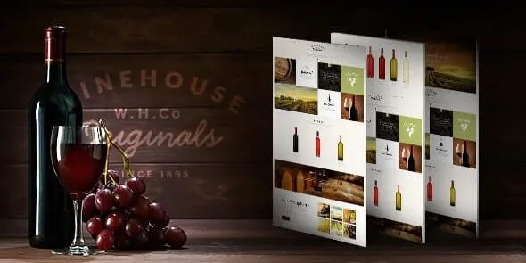 Wine House Vineyard & Restaurant Liquor Store WordPress Theme