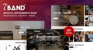 7Band – Musical Instruments Shop Shopify Theme